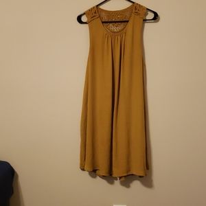 Mustard yellow dress